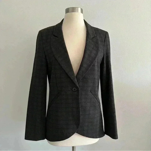 New Piece Of Cloth Gray Blazer Jacket Sz 6 - Picture 7 of 7